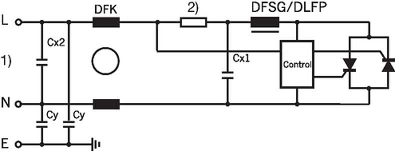 dc choke circuit diagram