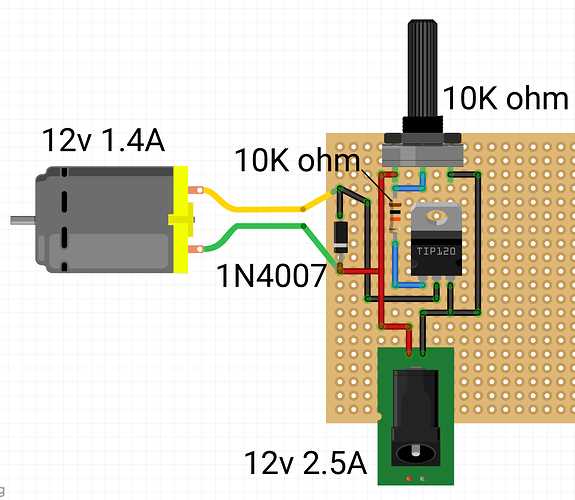 dc motor speed controller circuit diagram