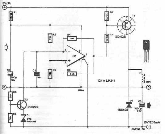 dc to dc converter circuit diagram
