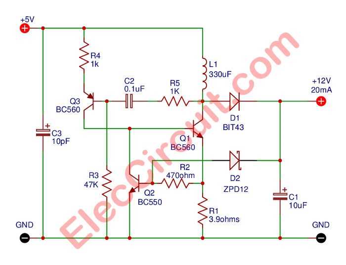 dc to dc step down converter schematic diagram