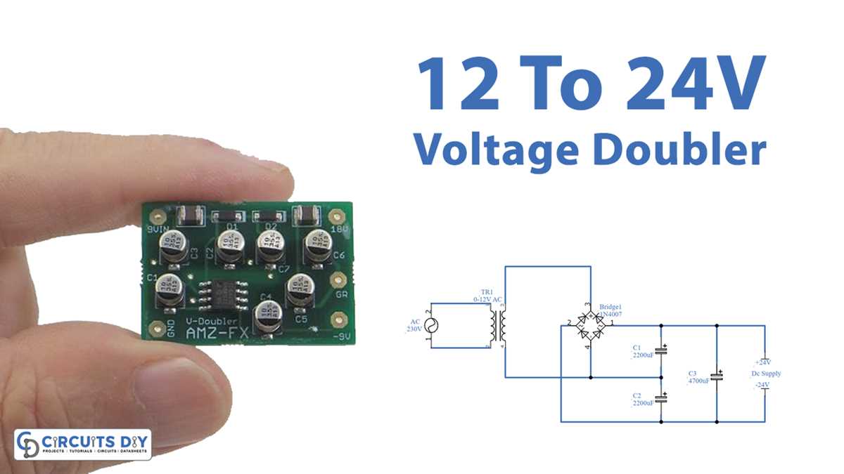 dc voltage doubler circuit diagram