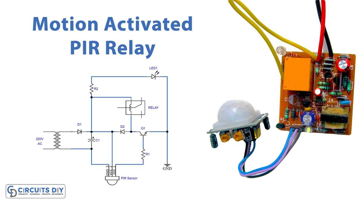 pir motion sensor wiring diagram
