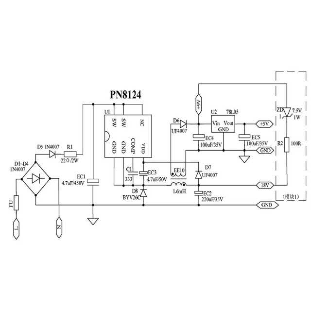 induction oven circuit diagram