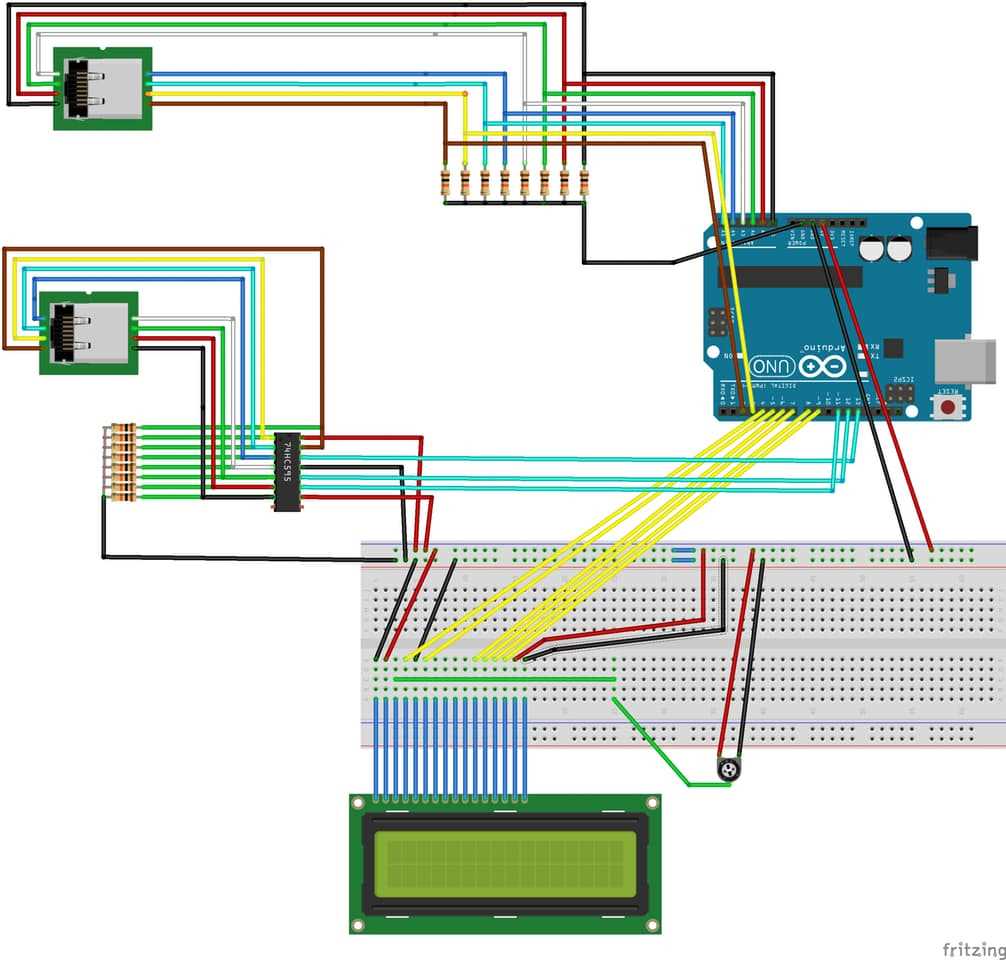 cable tester schematic diagram