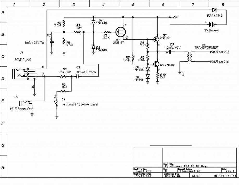 di box schematic diagram