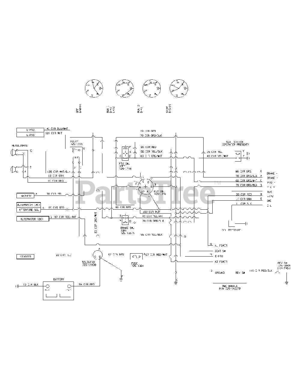 diagram cub cadet starter solenoid wiring