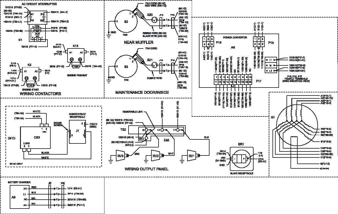 diesel generator circuit diagram