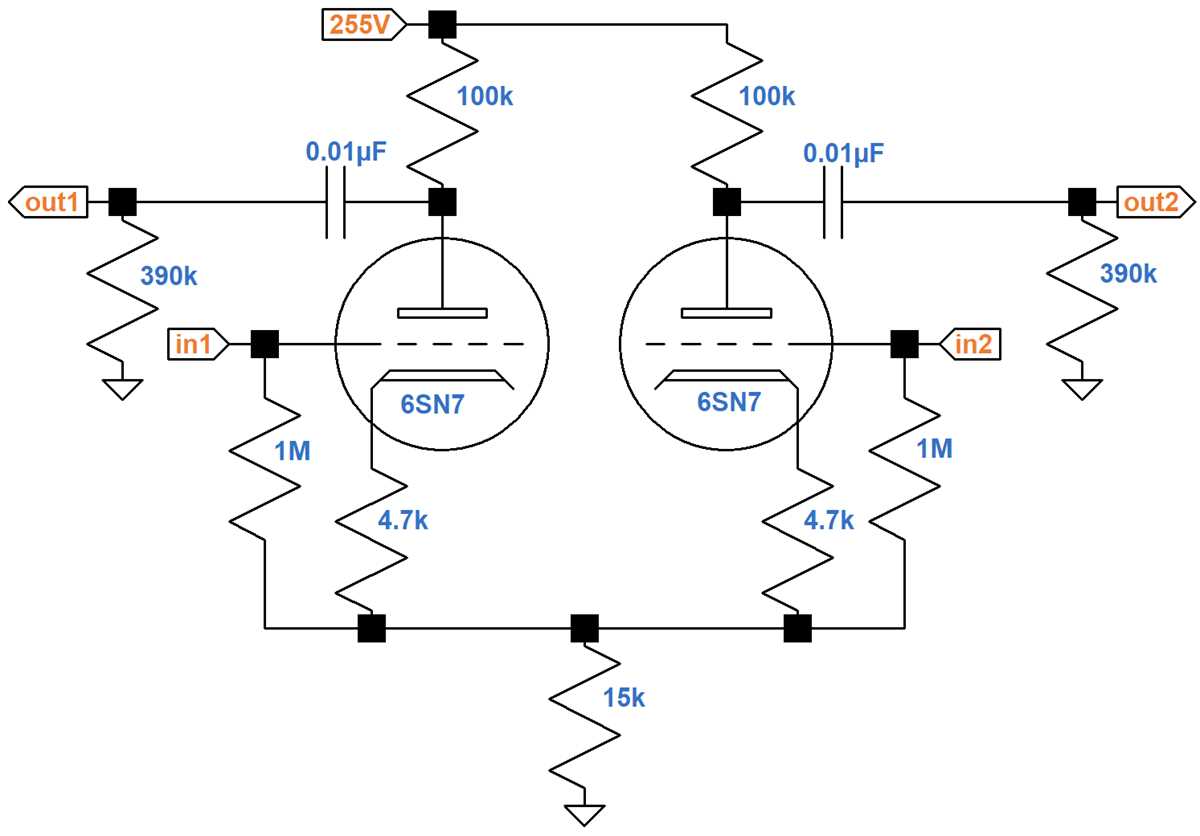 differential amplifier schematic diagram