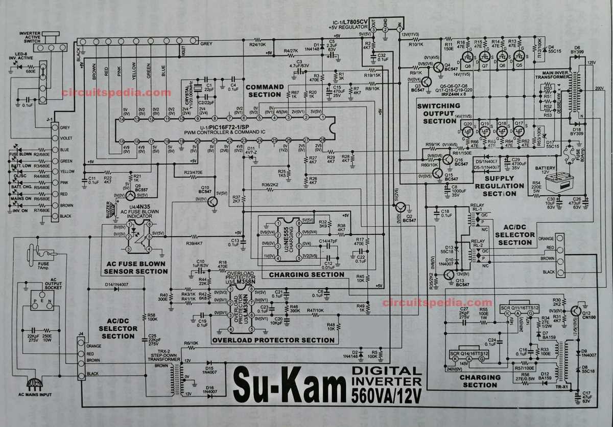 digital inverter circuit diagram