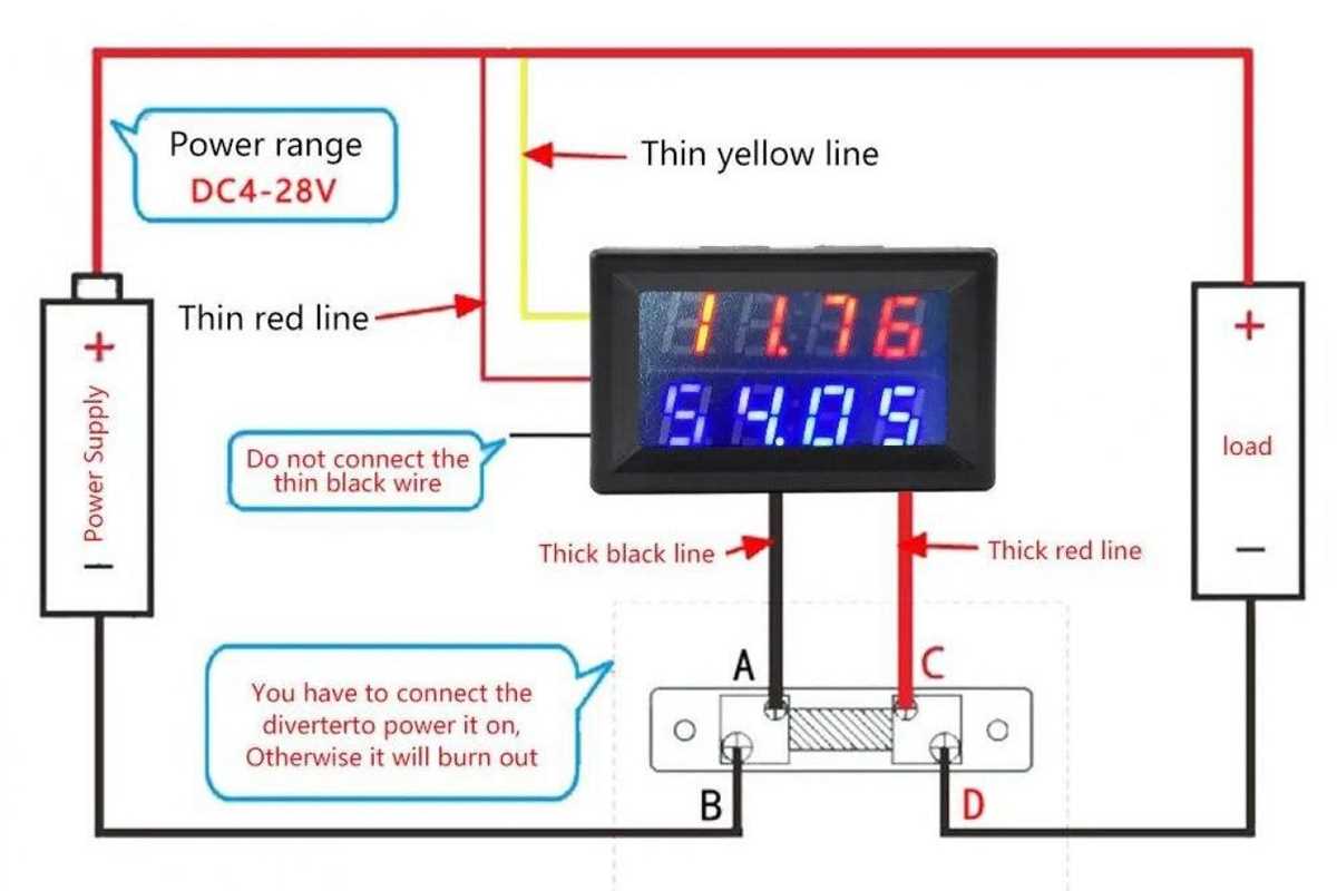 digital volt amp meter circuit diagram digital volt amp meter circuit diagram