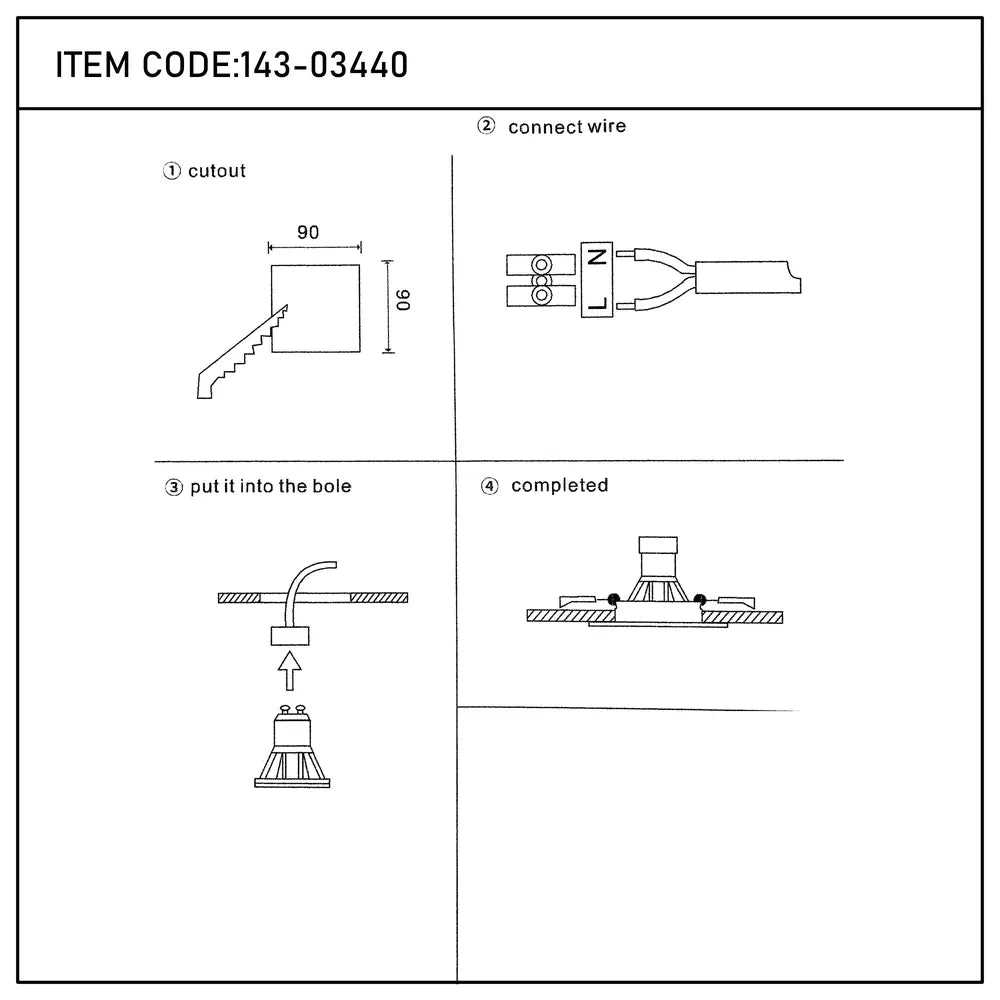 downlight circuit diagram uk