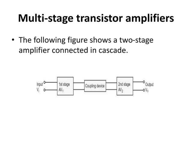 direct coupled amplifier circuit diagram