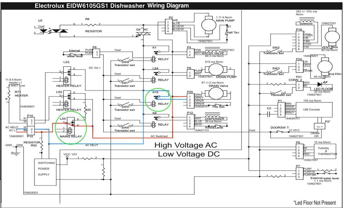 dishwasher schematic diagram