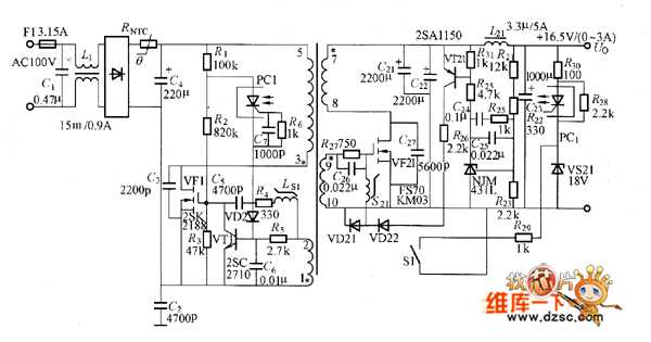 laptop power supply schematic diagram