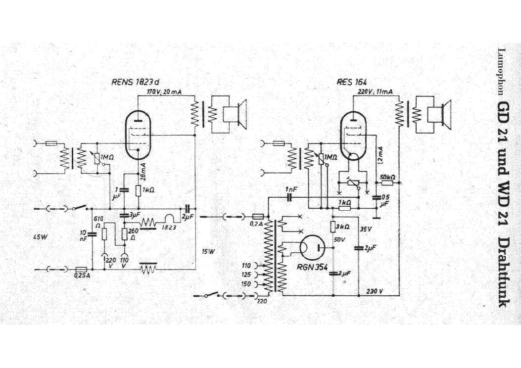 schematic diagram for wd21x22581