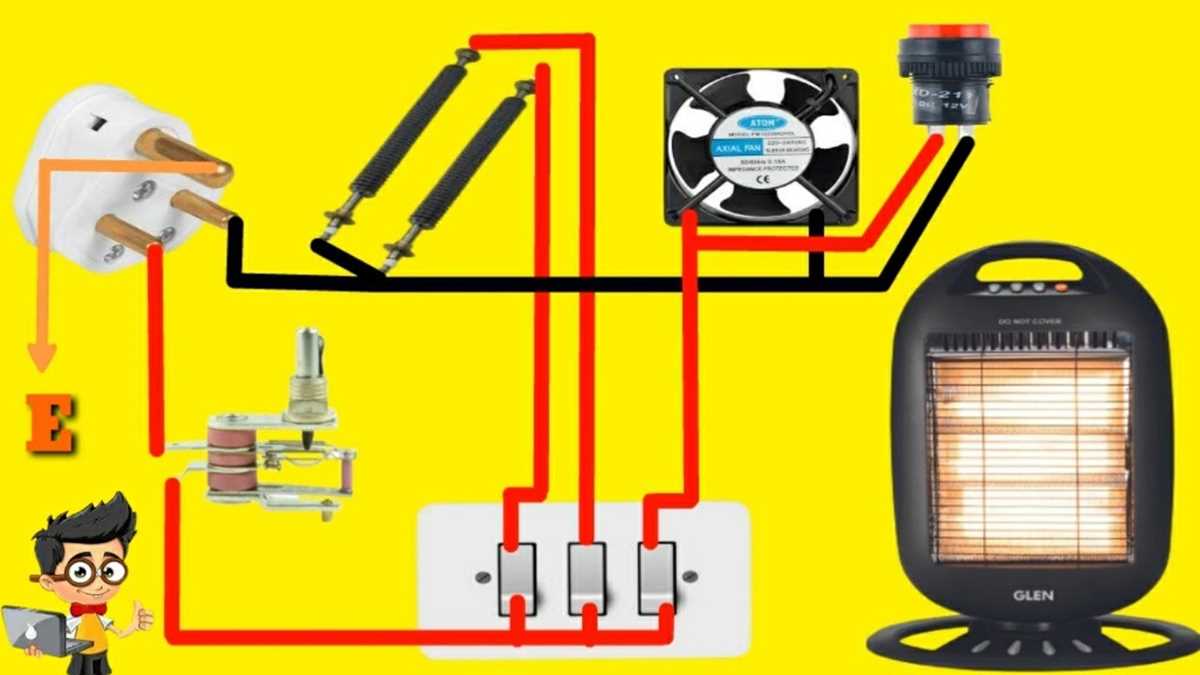 simple heater circuit diagram