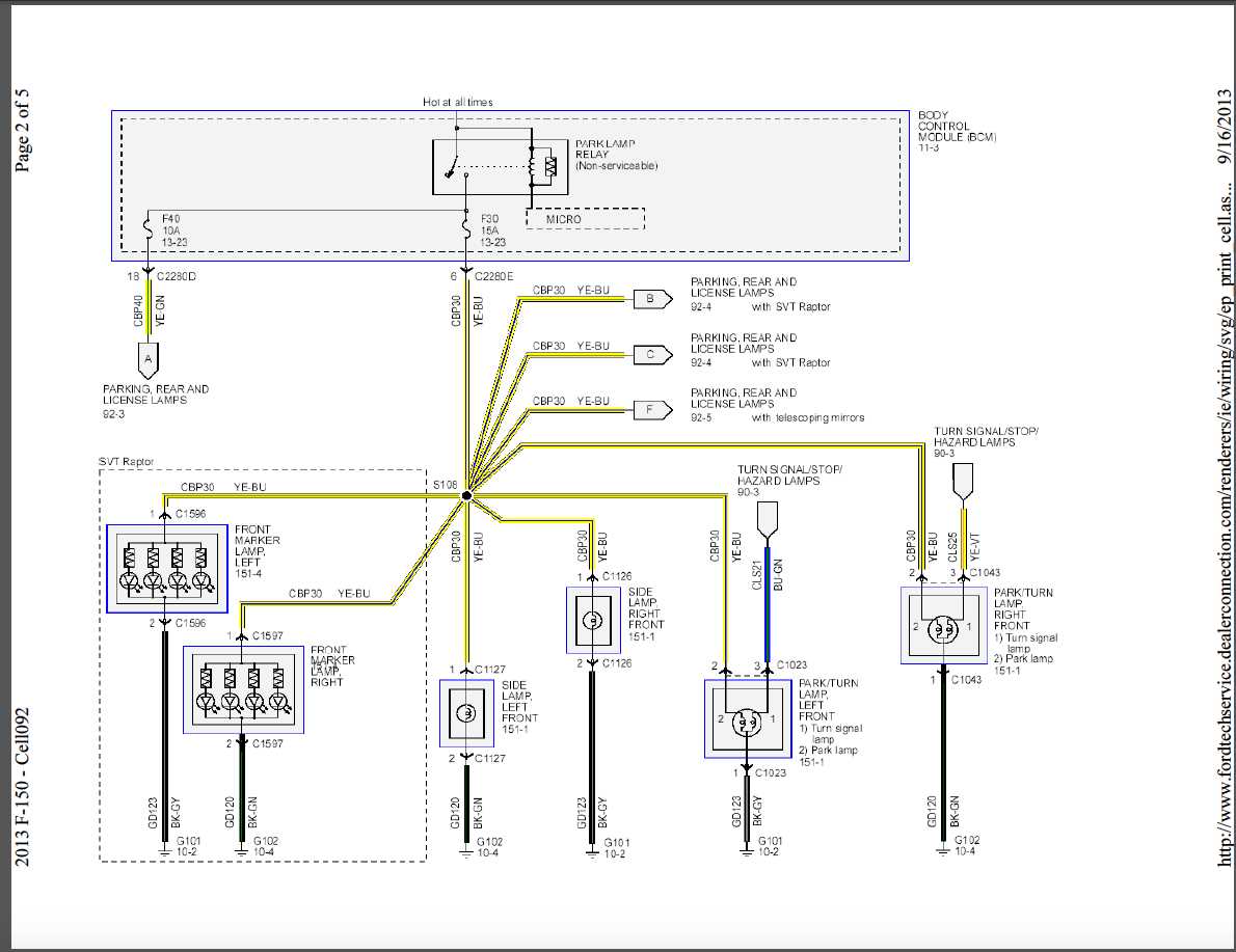 2003 ford f150 headlight wiring diagram