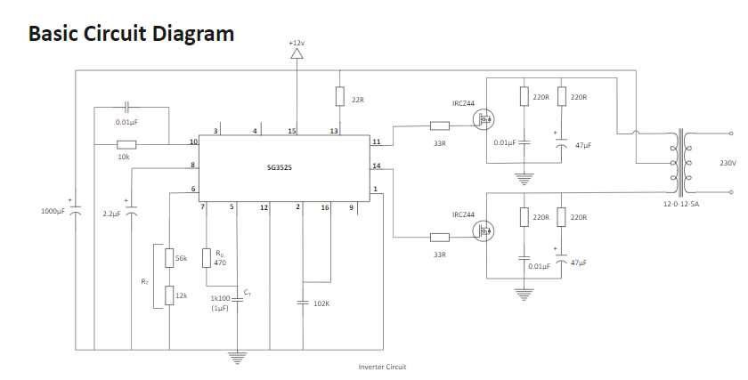 schematic diagram of garage door opener