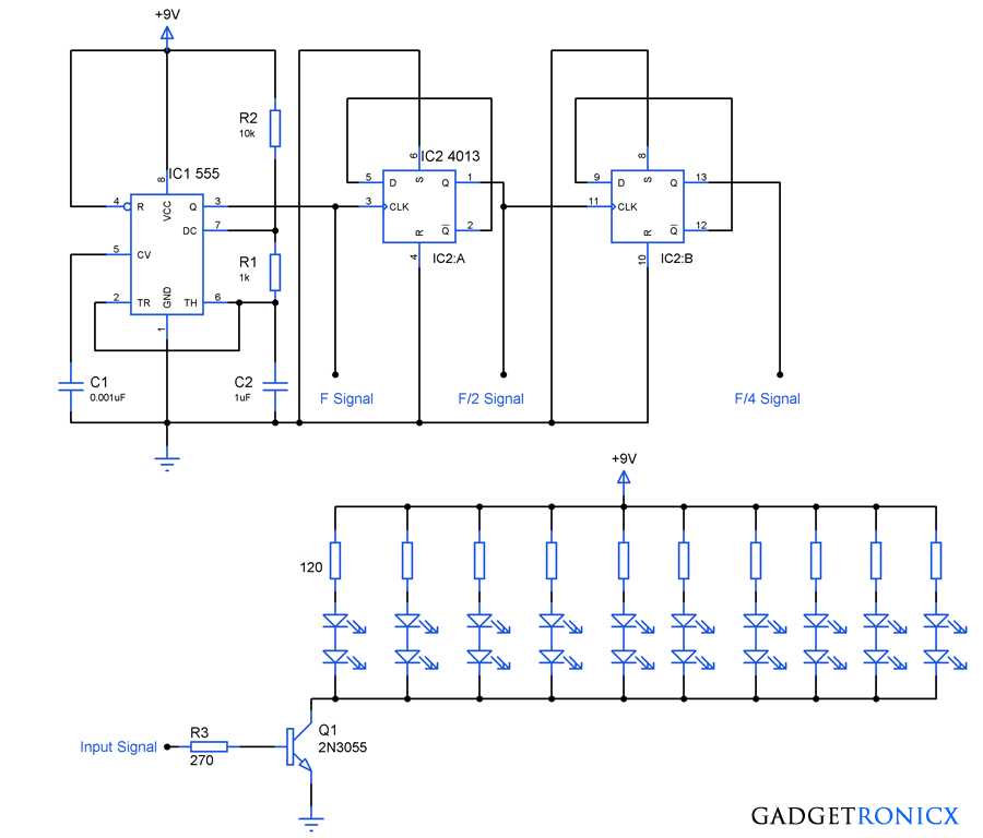 christmas tree light circuit diagram