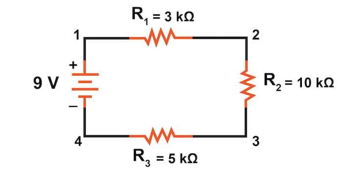 draw a circuit diagram of ohms law