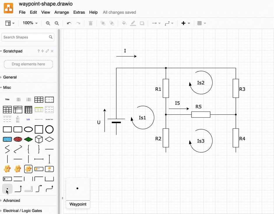 draw.io schematic diagram