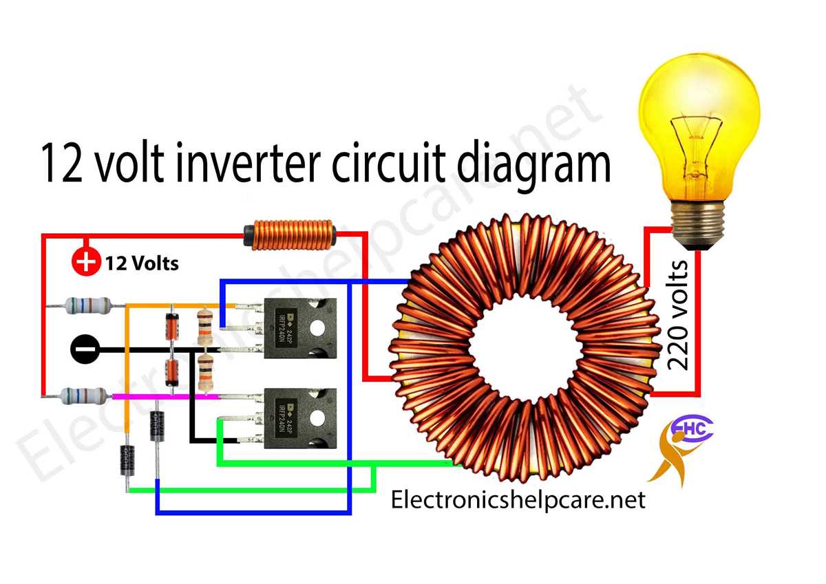 simple inverter schematic diagram