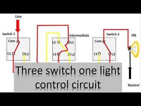 3 switch light circuit diagram 3 switch light circuit diagram
