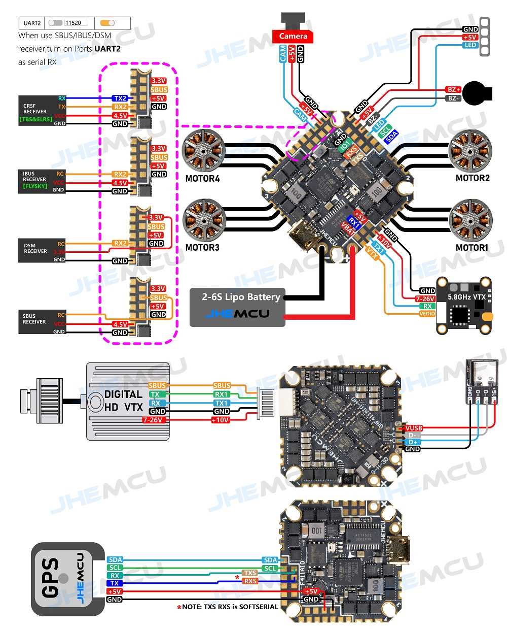 drone flight controller circuit diagram