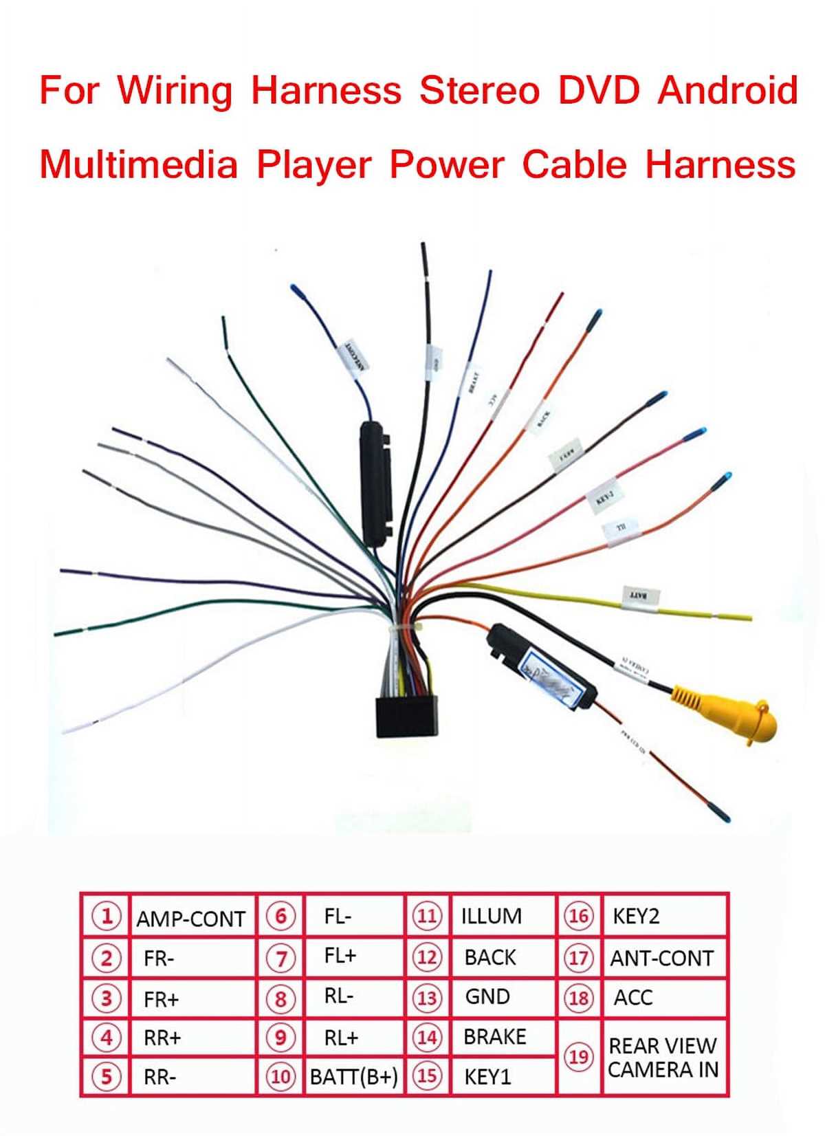 dual 20 pin wiring harness diagram