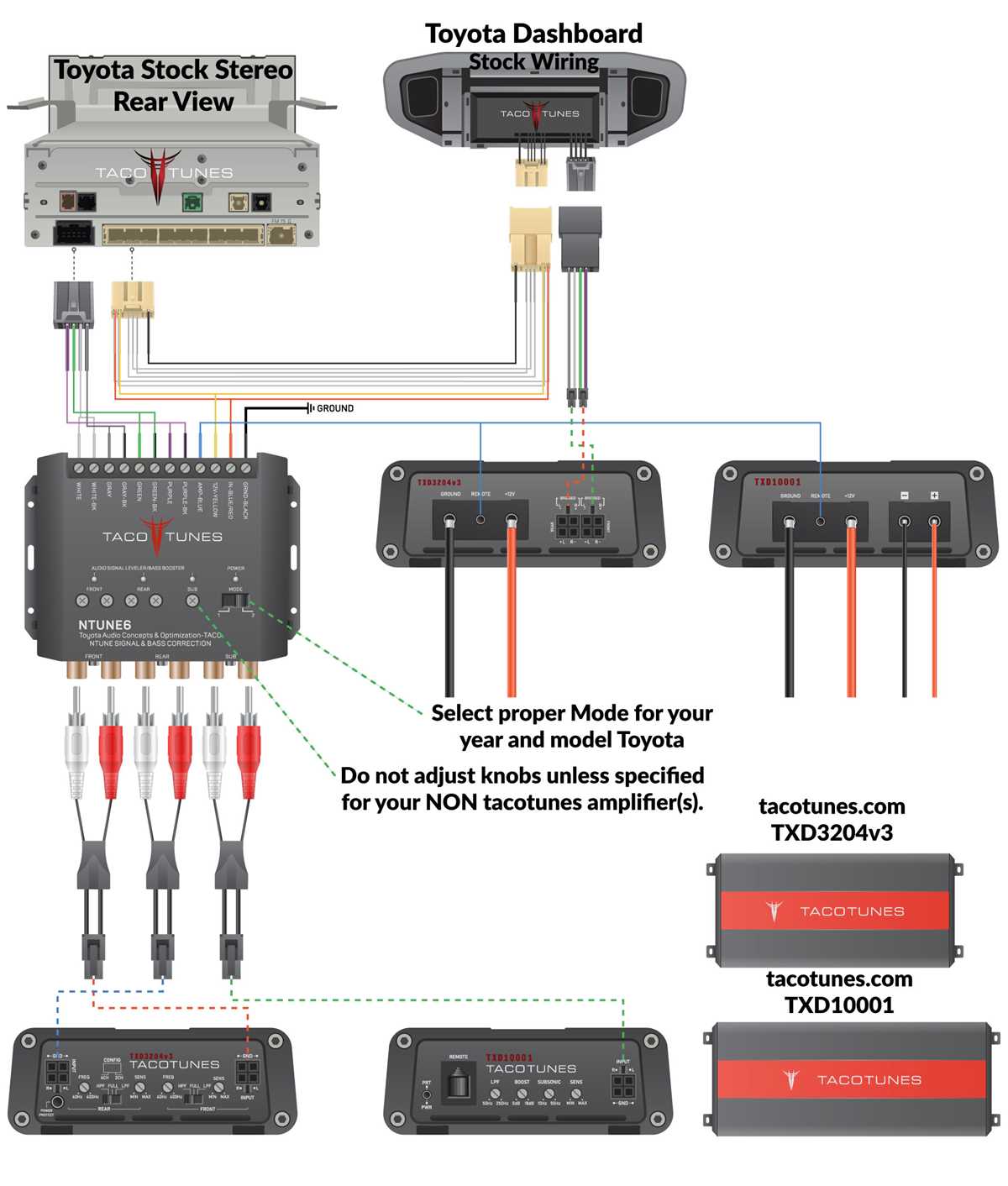 dual amp wiring diagram