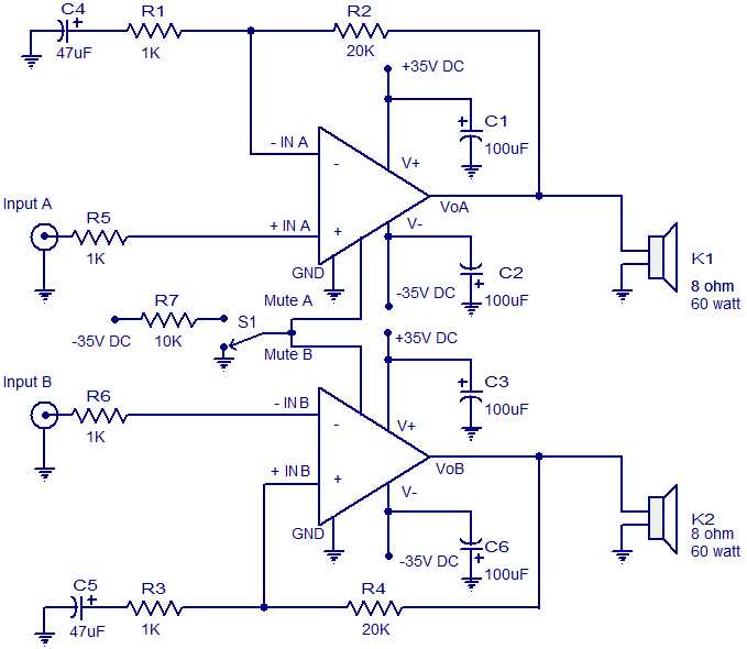 dual amp wiring diagram