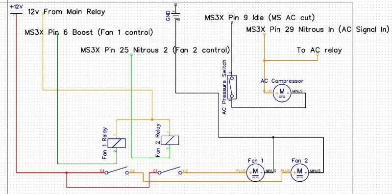 dual fan wiring diagram