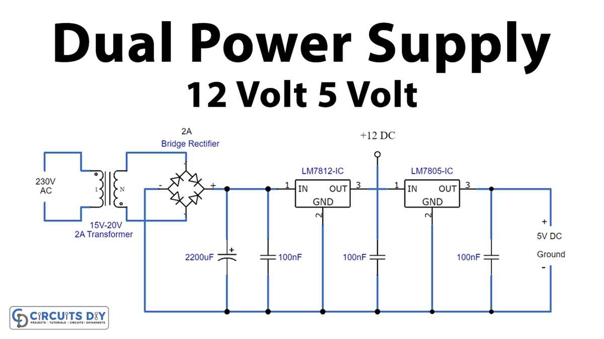 dual power supply circuit diagram