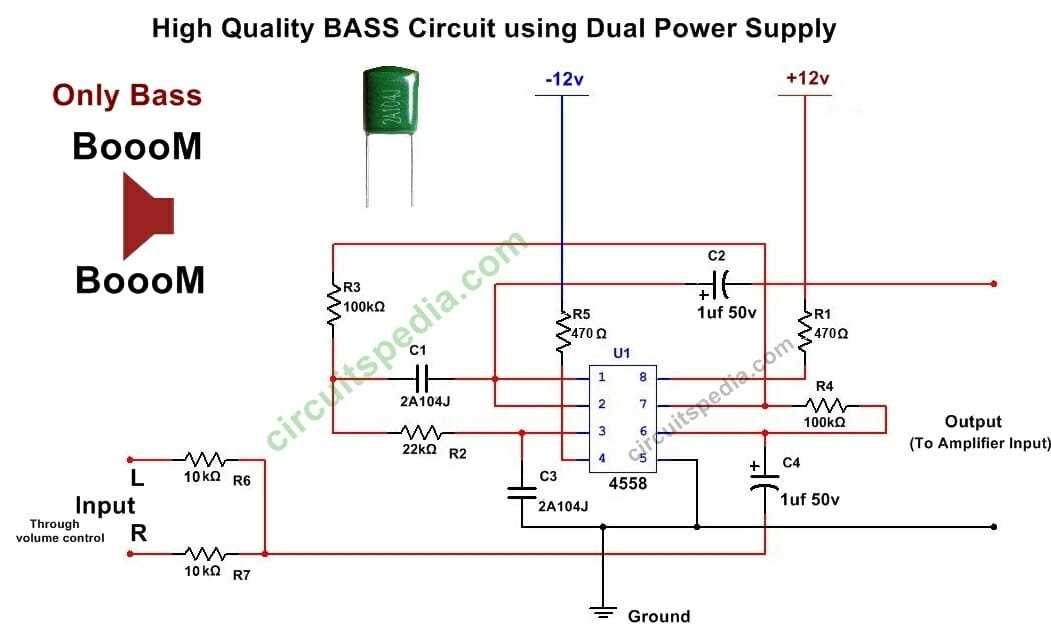 bass booster circuit diagram bass booster circuit diagram