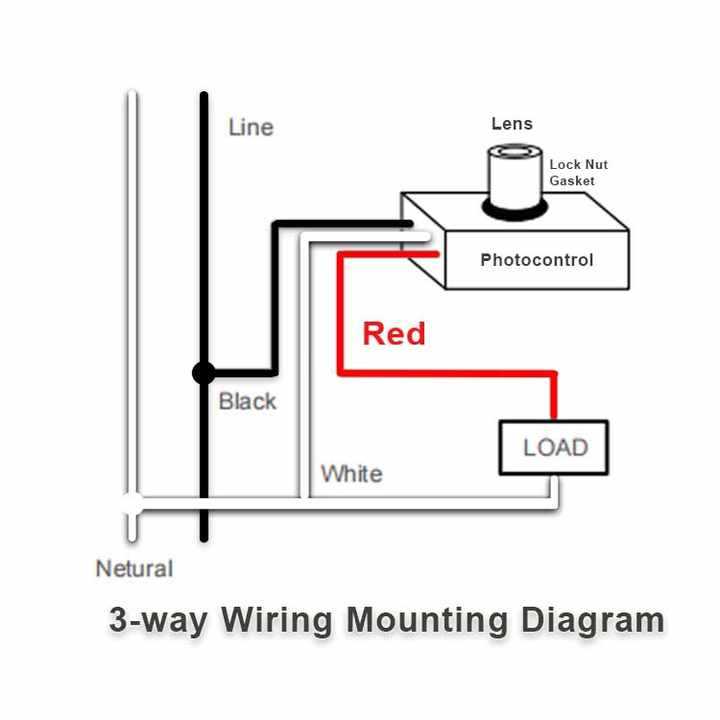 dusk to dawn photocell wiring diagram