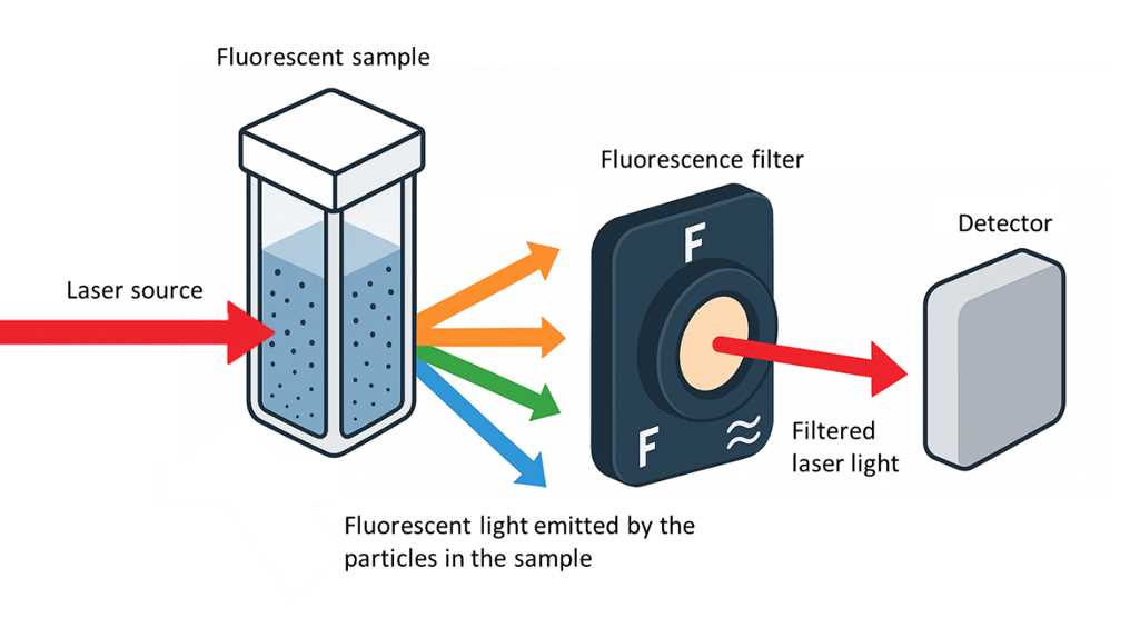 dynamic light scattering schematic diagram