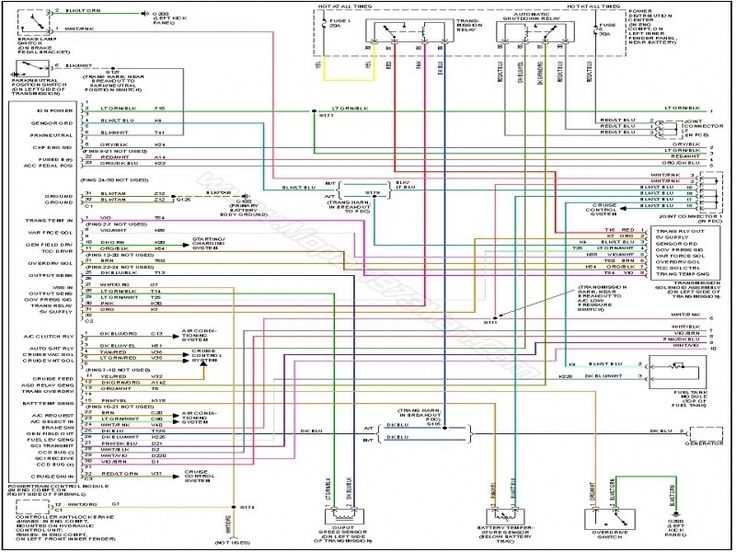 2001 dodge 2500 trailer wiring diagram