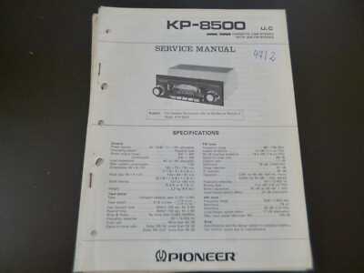 pioneer kp 500 schematic diagram