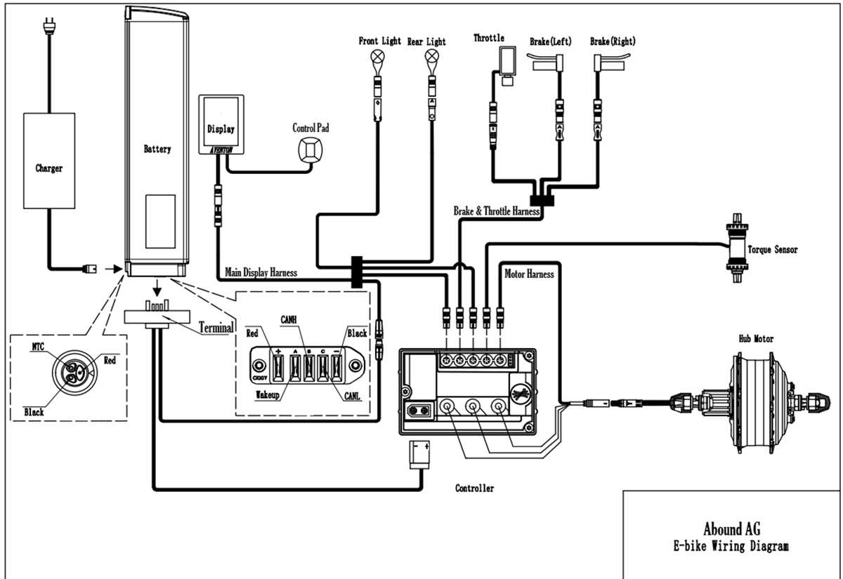ebike display wiring diagram