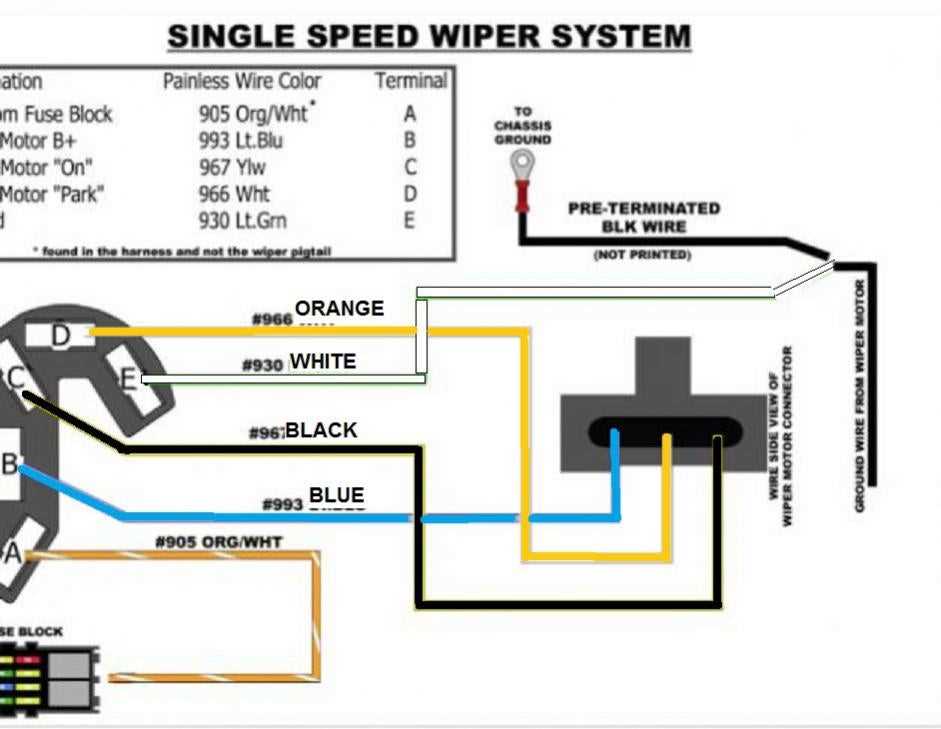 ford wiper switch wiring diagram