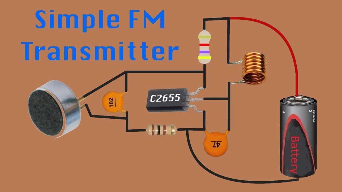 simple radio transmitter circuit diagram