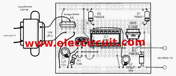 ac motor speed control schematic diagram
