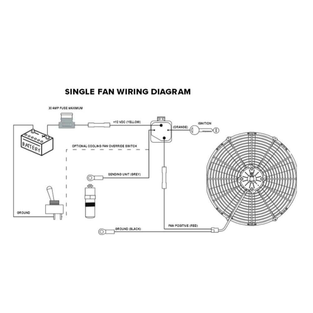 electric cooling fan wiring diagram electric cooling fan wiring diagram