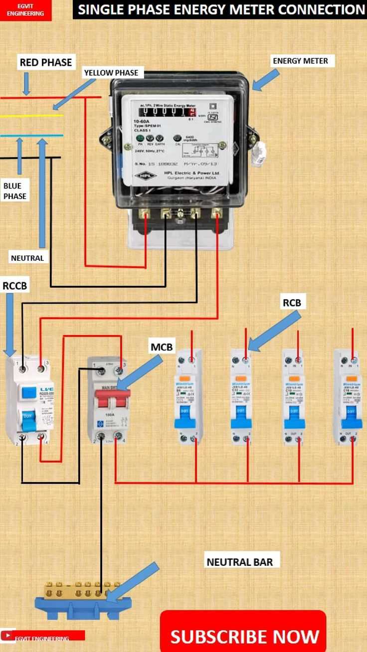 electric meter circuit diagram