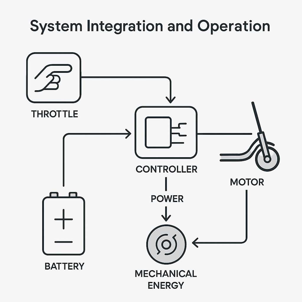 electric scooter battery wiring diagram