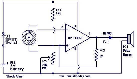 electric shock pen circuit diagram