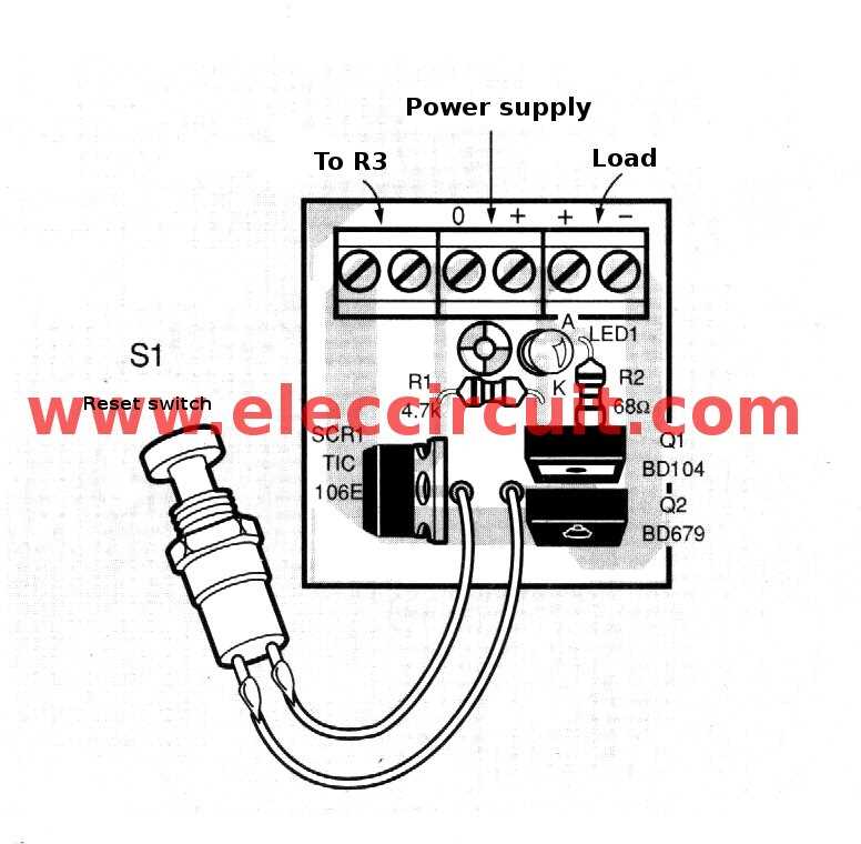 electronic fuse circuit diagram electronic fuse circuit diagram
