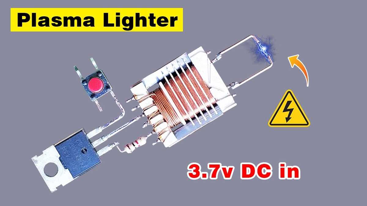 electronic gas lighter circuit diagram