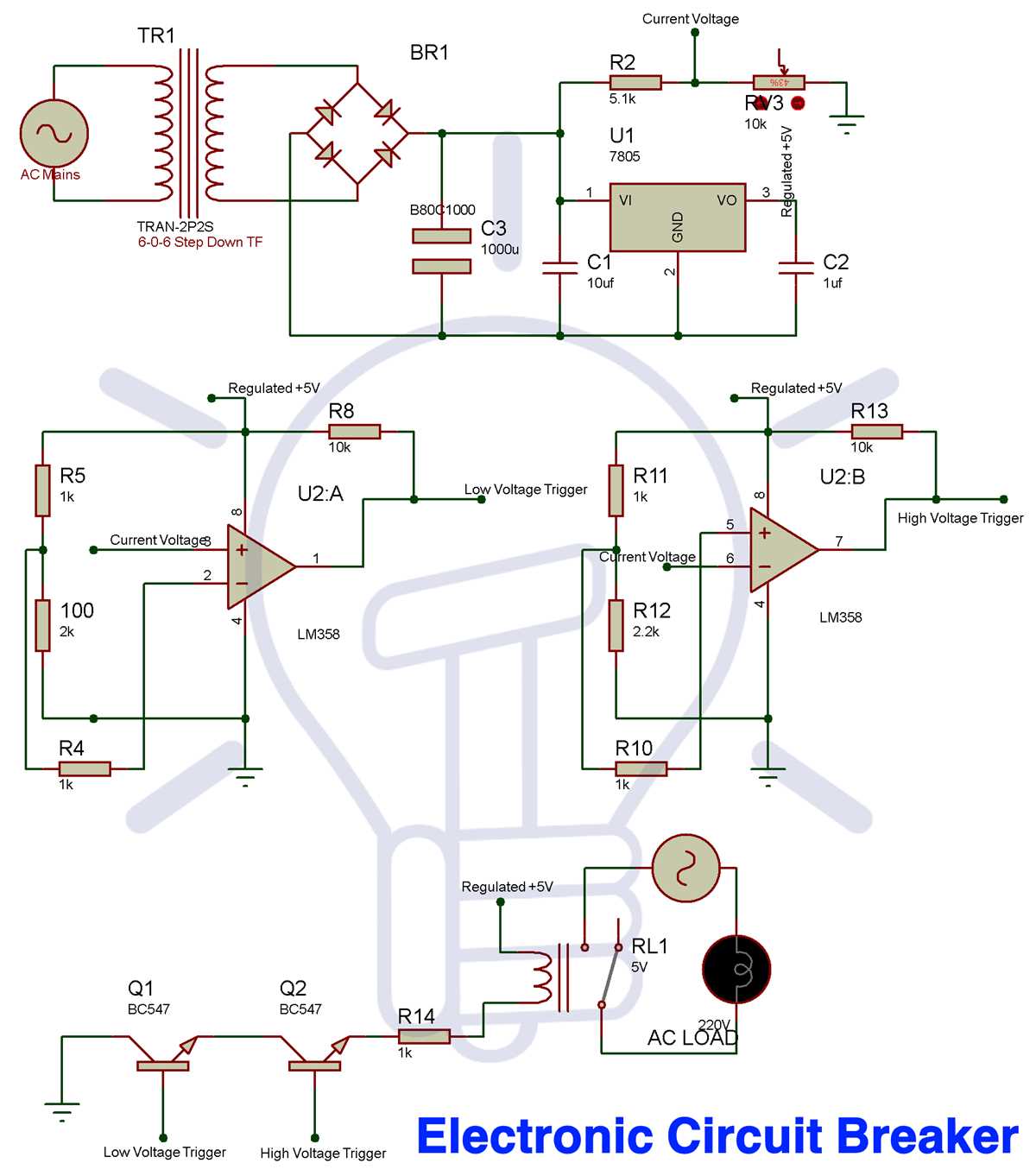 electronics circuit schematic diagram