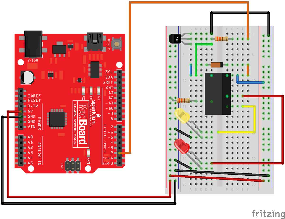 schematic diagram with arduino